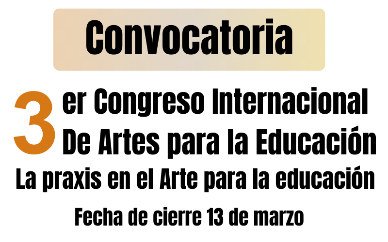 RECURSO 3ER Congreso internacional artes para la educación UPN