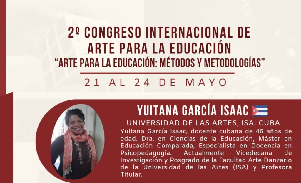 Invitación 2.º Congreso Internacional de Arte para la Educación