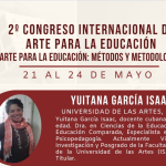 Invitación 2.º Congreso Internacional de Arte para la Educación