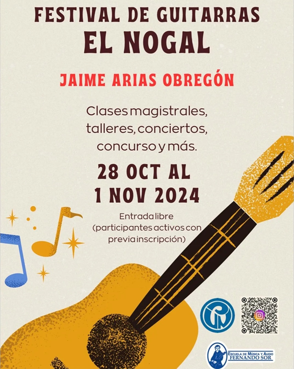 Festival de Guitarras El Nogal Jaime Arias Obregón